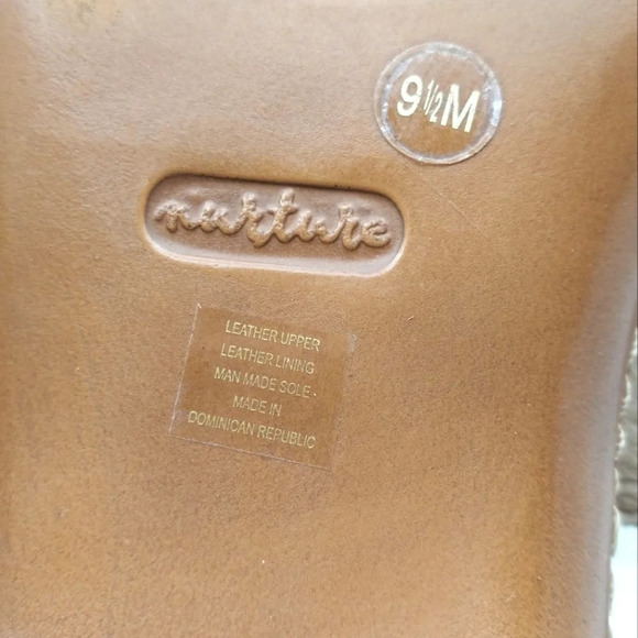 𝅺Nurture Memory Foam Sling Back Sandals EUC ❤️ - Picture 13 of 16